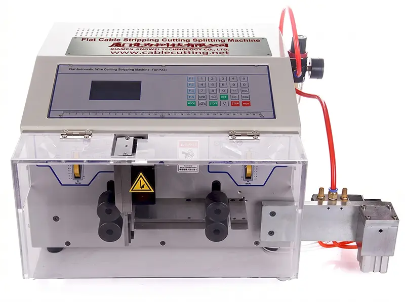 Machine de dénudage et fendage de câble plat WPM-09E+S - JINGWEI