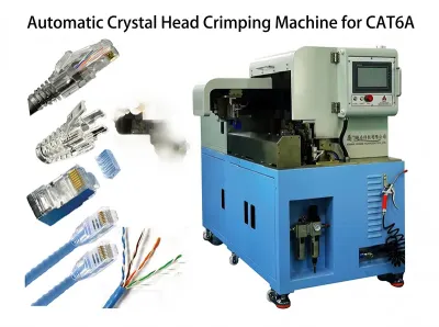 Machine de Sertissage Automatique Tête Cristal RJ45 CAT6A WPM-CAT6A