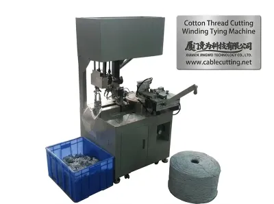 Machine Automatique de Coupe, Bobinage et Liage pour Fils de Coton WPM-81S Thumb