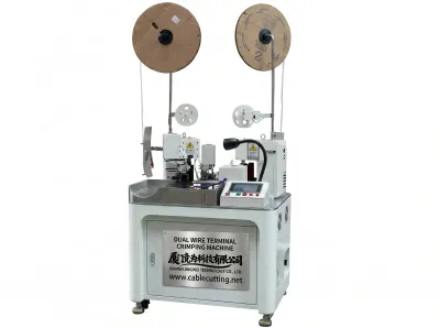 Machine Automatique de Sertissage Double Câble Haute Vitesse WPM-180