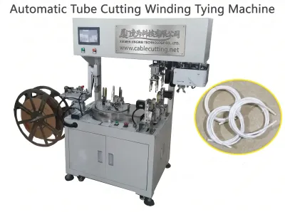 Machine Automatique de Coupe, Bobinage et Liage de Tubes WPM-02L