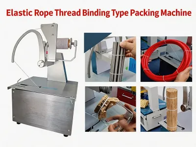 Machine à cercler automatique pour le liage de fleurs et légumes - Type à ficelle élastique JW-ERTB Thumb
