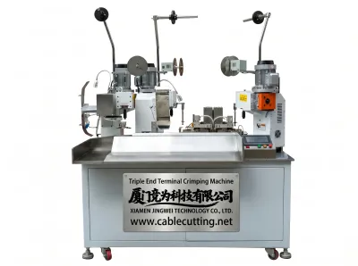 Machine Automatique de Sertissage Triple Extrémité Haute Vitesse WPM-189 Thumb