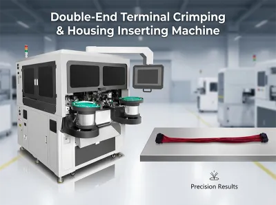 Machine de sertissage double extrémité et d