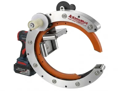 Enrouleur Orbital Manuel Motorisé pour Film Étirable HROW-450 - Machine d enroulement de ruban