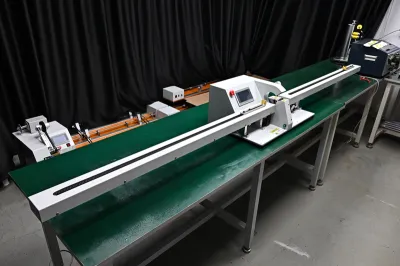 Machine à enrouler le ruban + Tréfilage double face JW-303KL-1m - Machine de rubanage