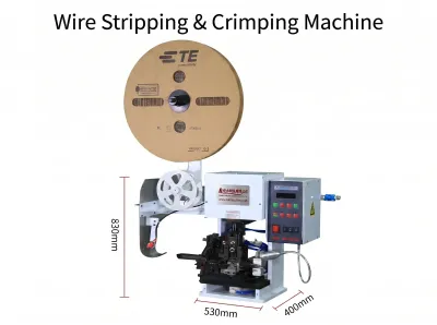Machine Automatique de Dénudage et Sertissage de Fils WPM-2008A2