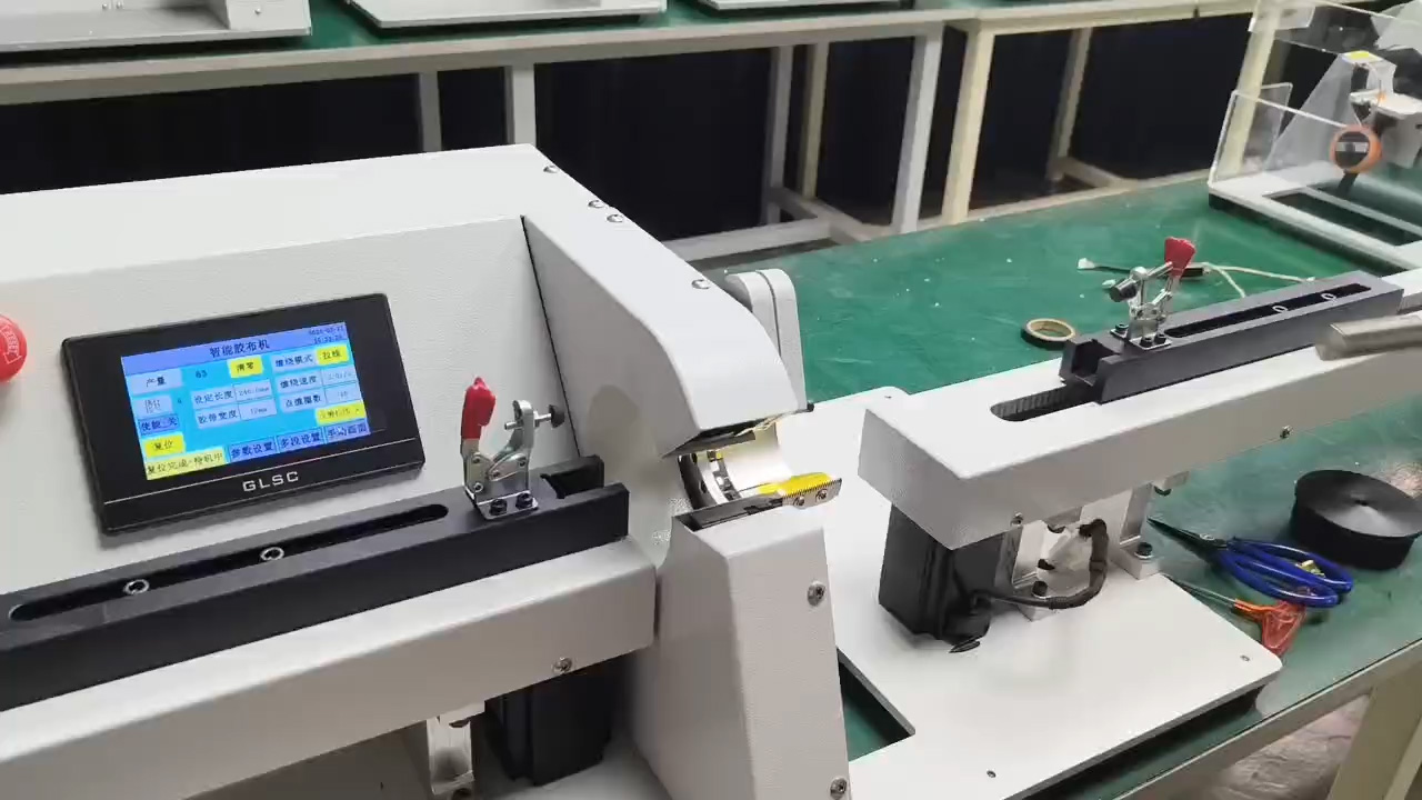 Machine d'enrubannage avec dénudeur fil double face JW-303KL-1m : précision et automatisation