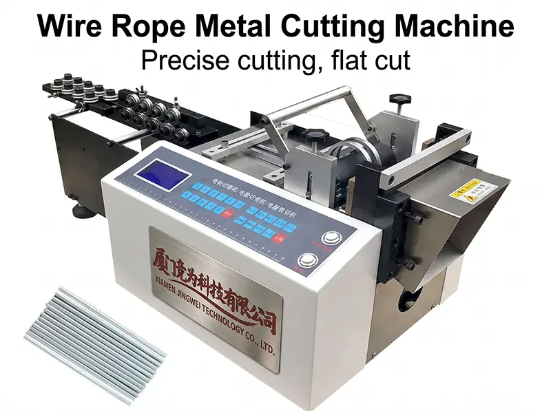 Machine de découpe de câbles métalliques - Solution industrielle JINGWEI