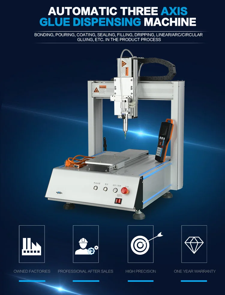  Distributeur automatique universel de colle silicone / résine époxy / UV, Distributeur de résine époxy, Distributeur automatique de colle, Distributeur de silicone 