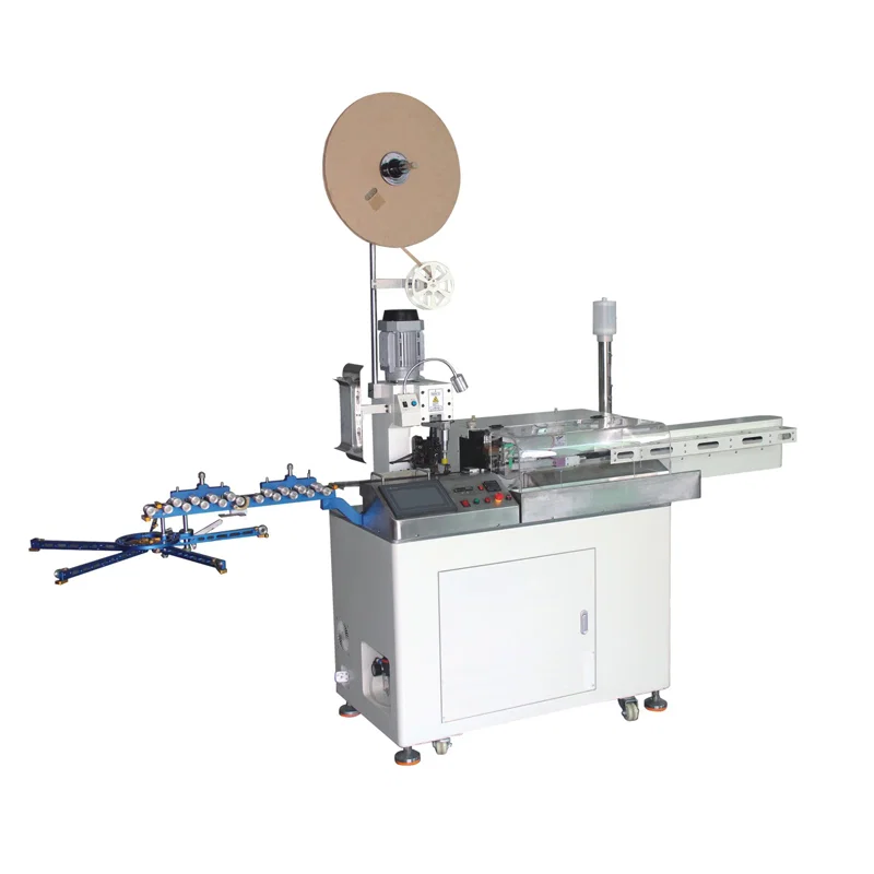 Coupe-fil, dénudage, sertissage, étamage, coupe de fil, dénudage, sertissage, étamage, machine à sertir