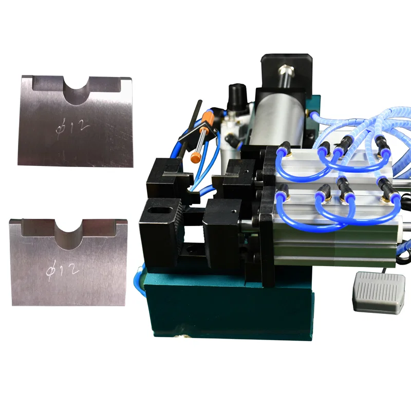 Lame de dénudage de fil pneumatique pour machine de découpe et de dénudage de fil automatique, couteau de machine à éplucher pneumatique