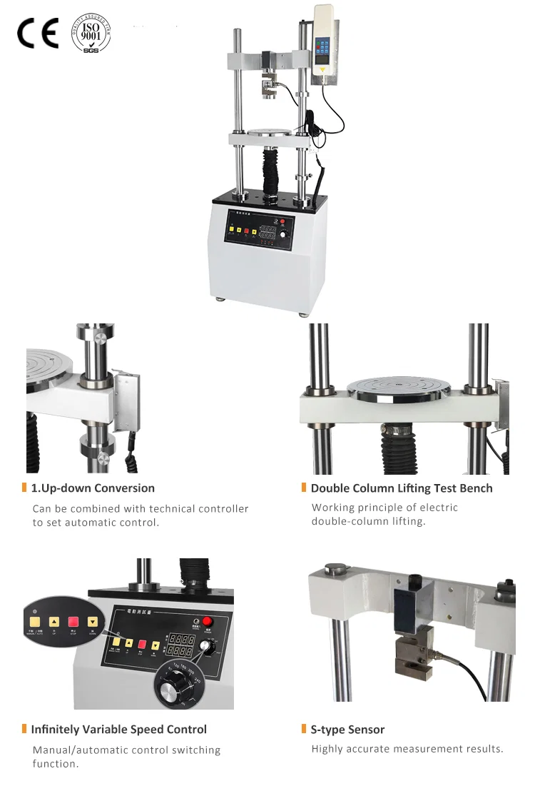 Machine d’essai universelle, testeur de traction en compression, machine d’essai de force de pelage 