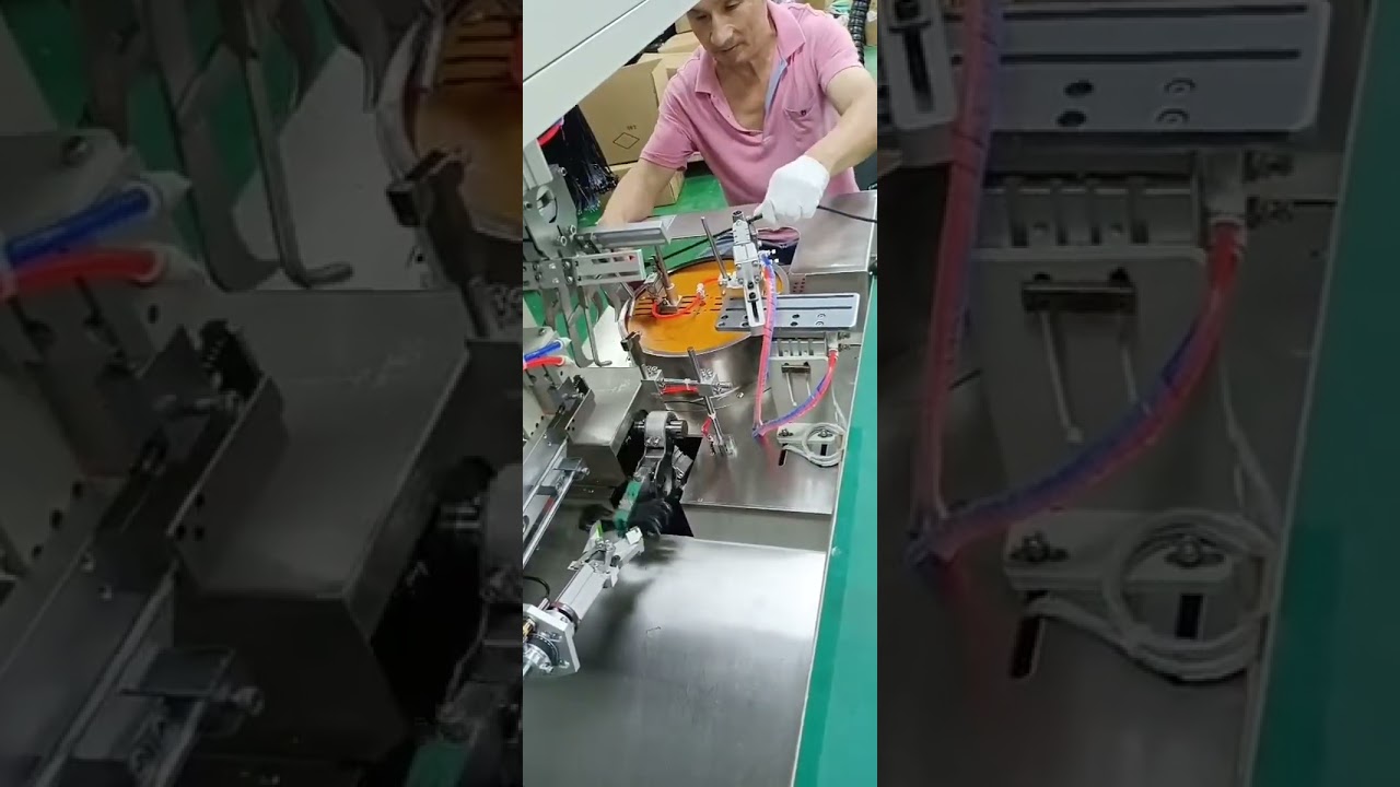 Machine à bobiner et lier entièrement automatique haute vitesse pour câbles de transmission