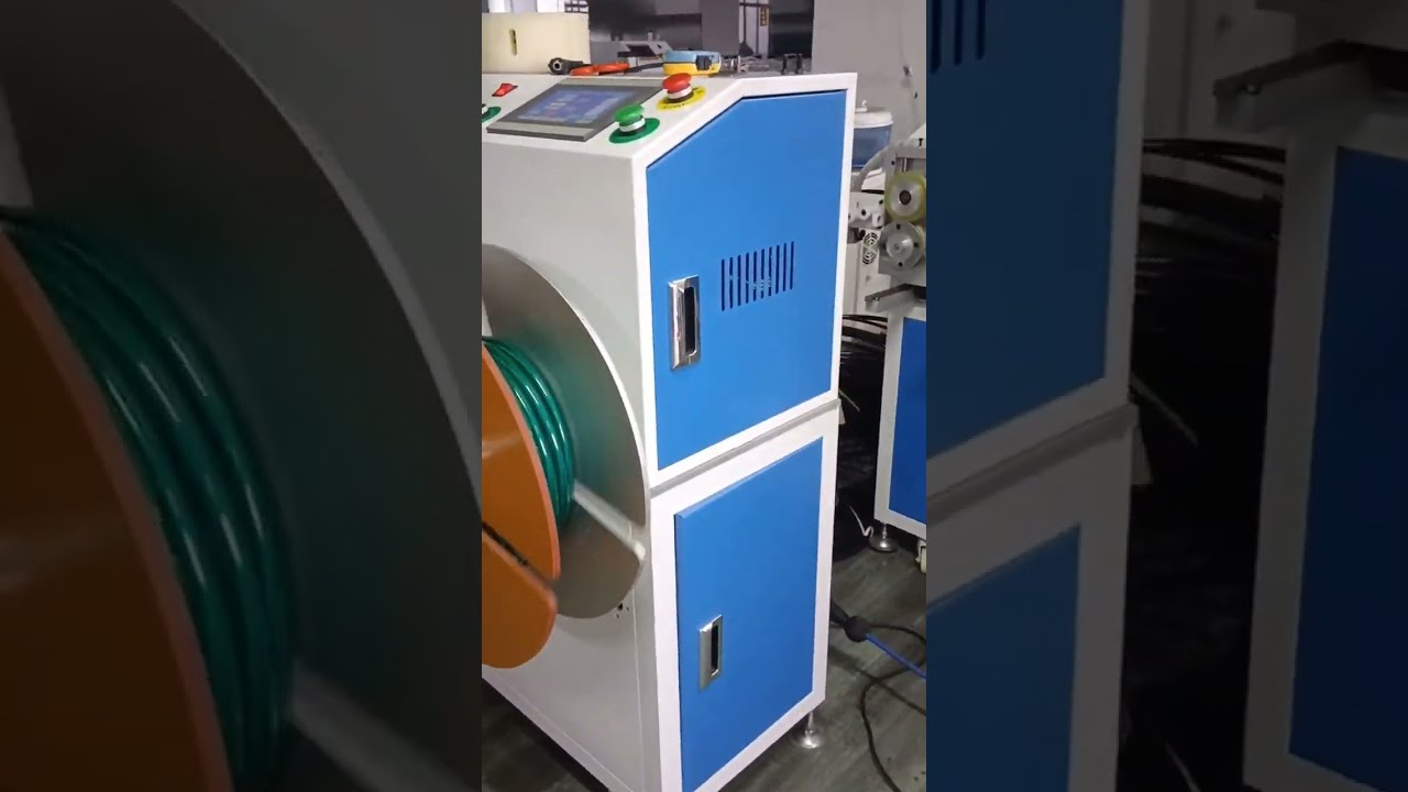 Machine automatique tout-en-un : comptage des mètres, défilement, coupe, enroulement et bobinage de tubes (1 mm - 16 m)