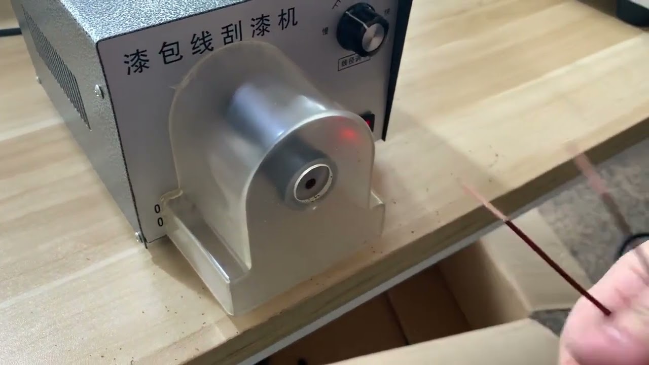 Dénudeuse de fil de cuivre émaillé WPM-550 - Machine de décapage et grattage automatique