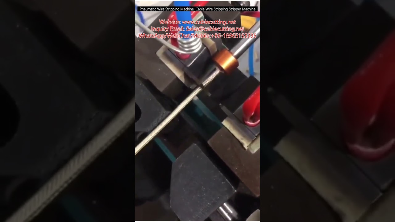 Machine à dénuder pneumatique - Dénudeur automatique pour câbles industriels