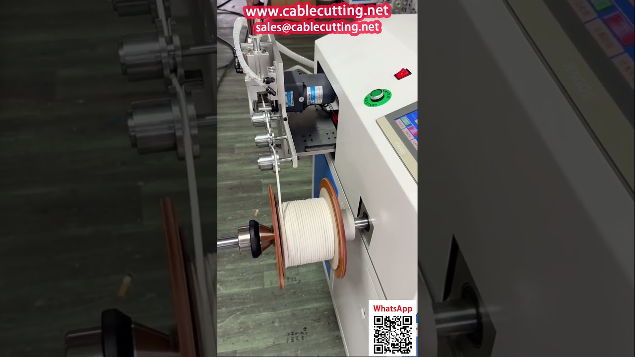 Machine industrielle de comptage, enroulage précis et coupe automatique pour bobines carton