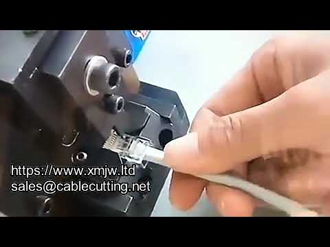 WPM PC : Machine d'assemblage de connecteurs RJ45, jointure de câbles optiques et fabrication de câbles réseau