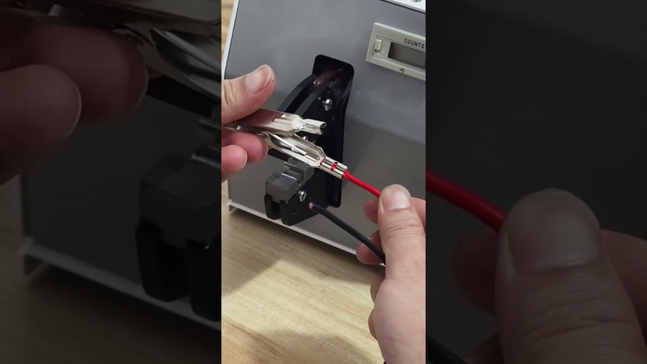 Machine à sertir les cosses électriques pour pinces crocodiles – L'outil ultime #usine #machine