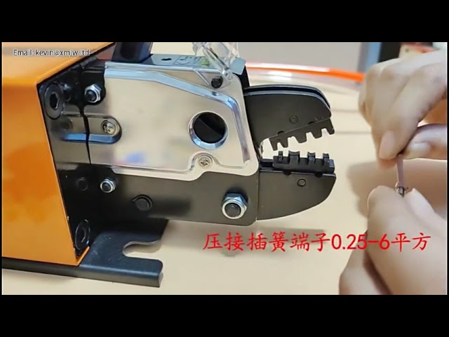 Machine à sertir pneumatique 1-3T AM-10 : pince à sertir avec matrice pour bornes ouvertes