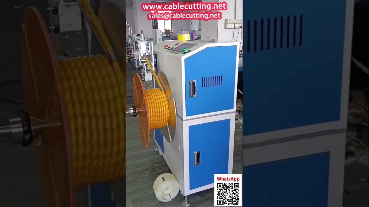 Machine d'enroulement de tuyaux HP et tubes industriels – Compteur de longueur intégré