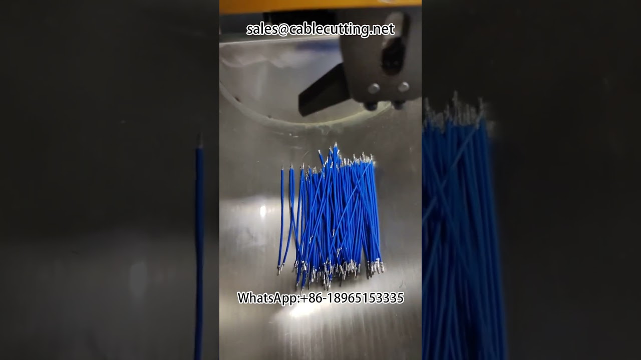 Machine automatique à double tête pour sertissage et dénudage des fils | Faisceaux automobiles