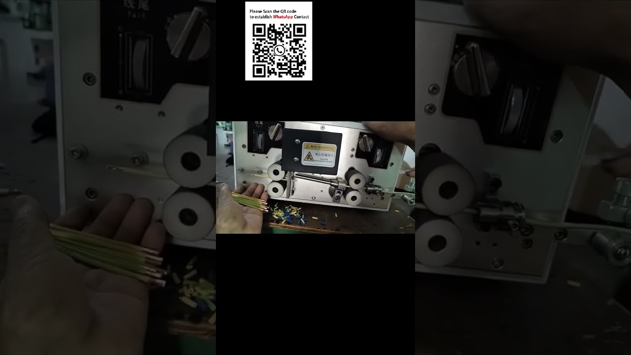 Machine de coupe et dénudage de fils informatisée pour fils électroniques et terminaux - Processus de faisceau EV