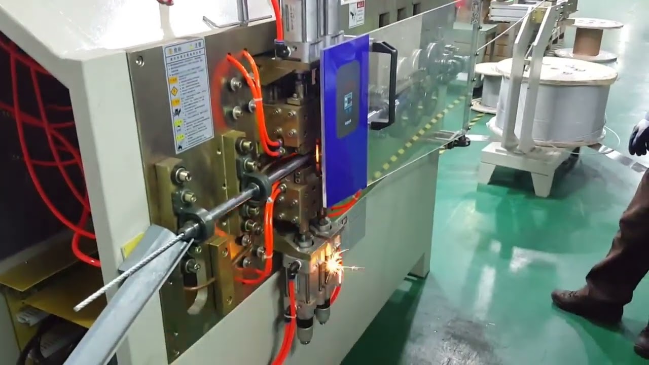 Machine de fusion automatique à tête plate pour câbles métalliques WPM-60SF