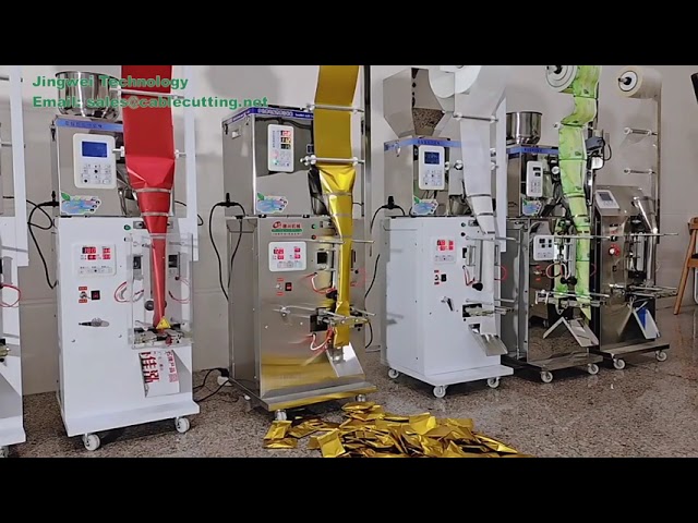 Machine d'ensachage vertical automatique multifonction 3 en 1 pour poudre, granulés et thé | VFFS