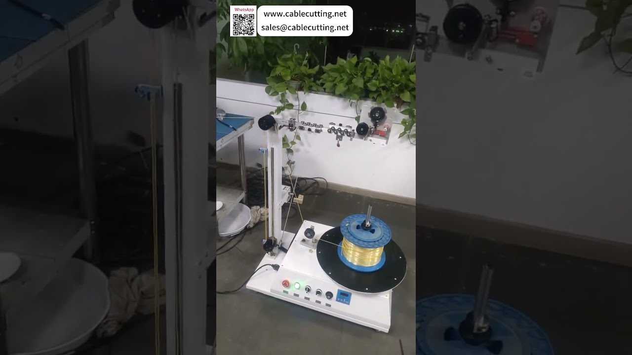 Smart Stepless Variable Speed Pay Off Machine For Spool and Loose Wires Under 4mm Operations