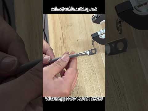 Pince à sertir pneumatique 120L - Sertissage de cosses cuivre en forme B