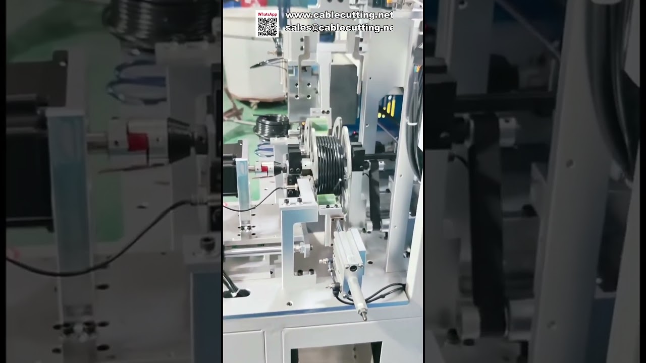 Machine automatique de comptage, bobinage et ligature pour câbles : automatisation précise