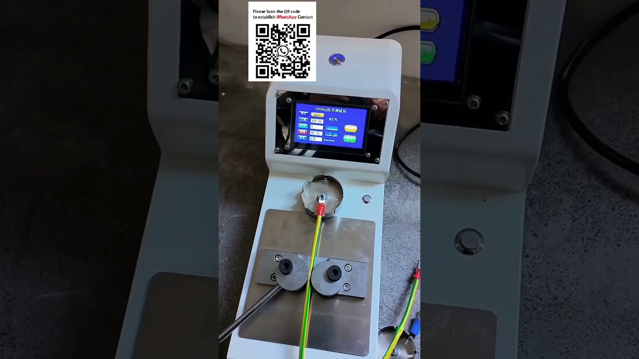 Testeur de traction électrique 100 kg – Appareil de contrôle qualité certifié