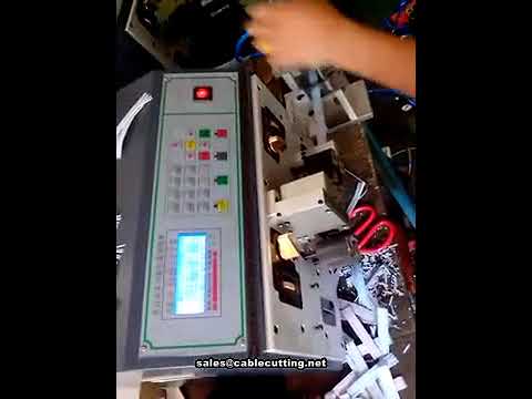 Machine de coupe de câble ruban plat, machine de dénudage et de coupe de fil