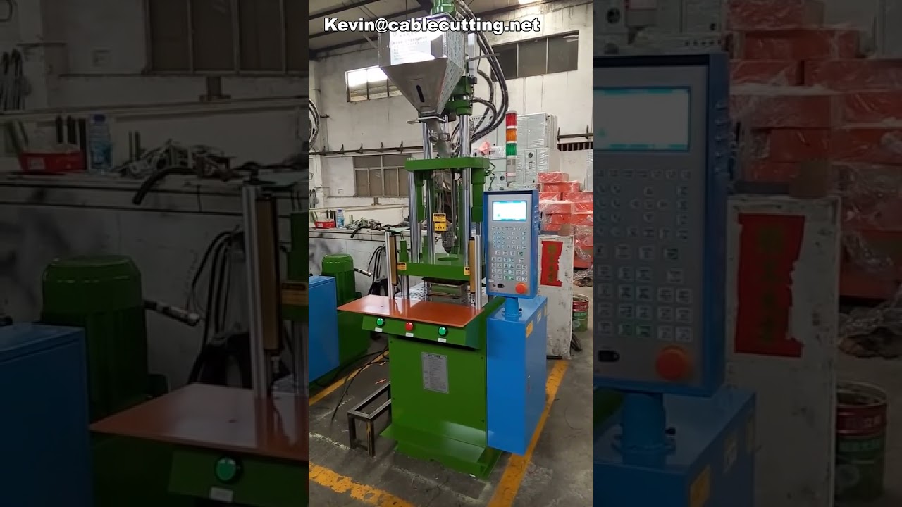 Machine de moulage par injection manuelle pour câbles HDMI – Production plastique sur mesure
