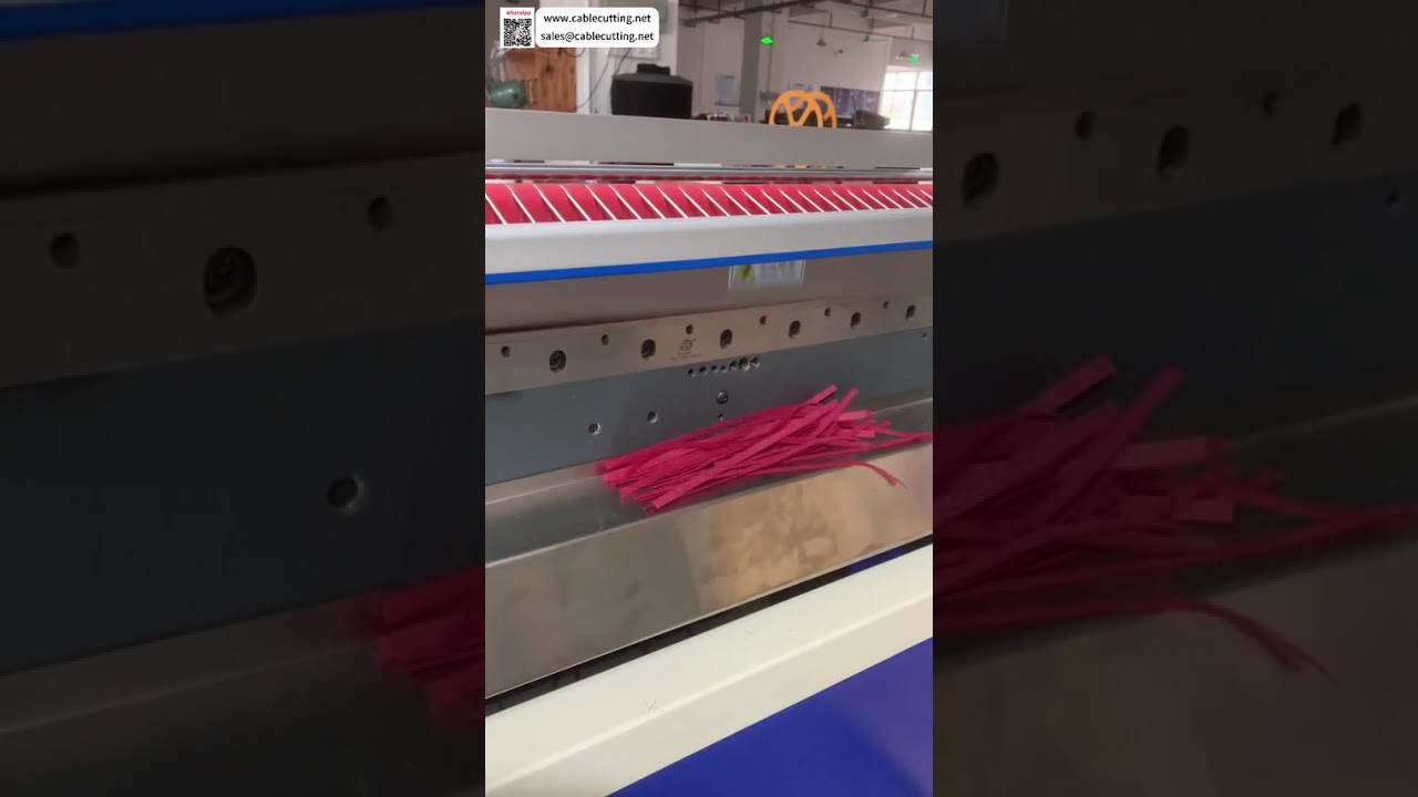 Machine de découpe de feuilles automatique à grande vitesse - Processus de tranchage rapide de rouleaux - Shorts