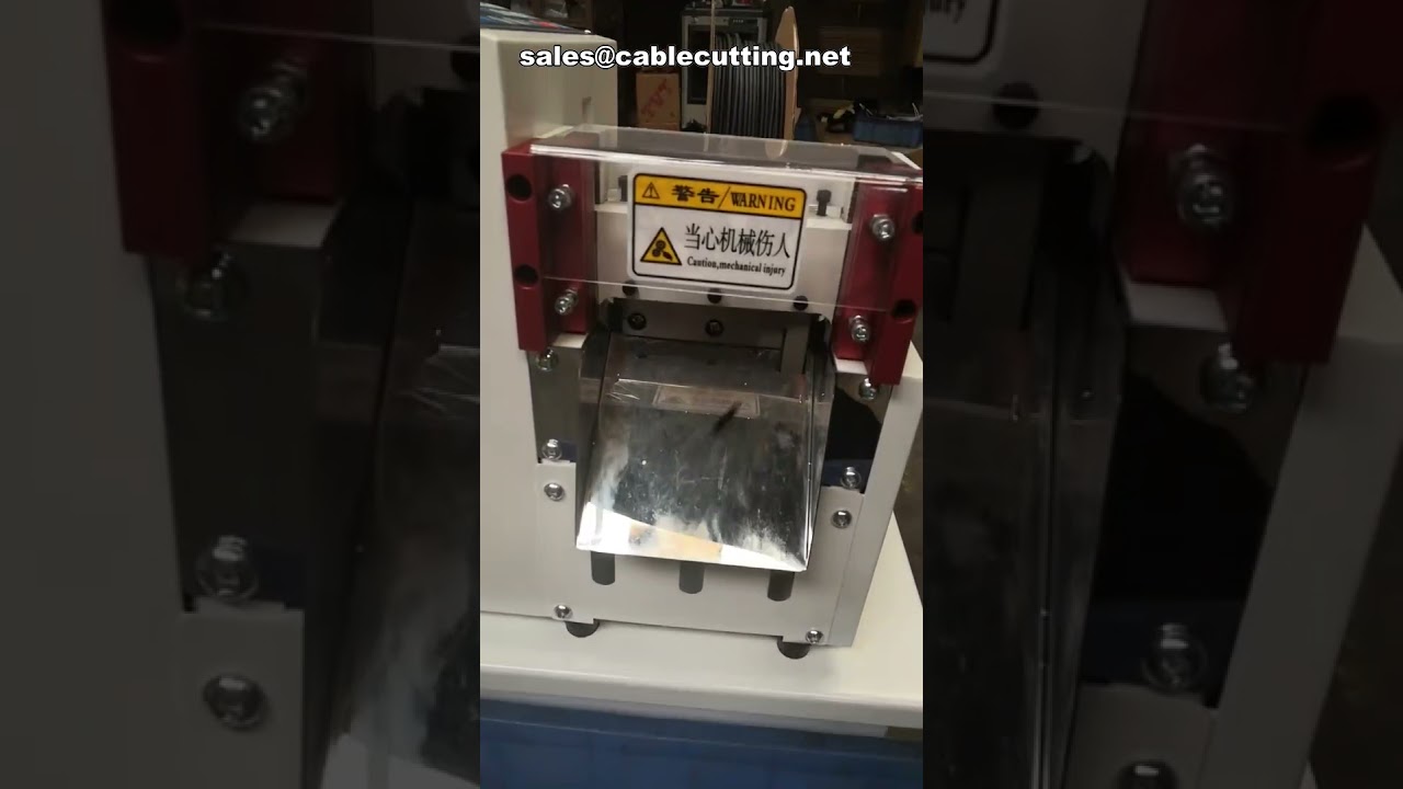 Machine intelligente de découpe de tubes PVC souples et thermorétractables | Coupe-tubes automatique