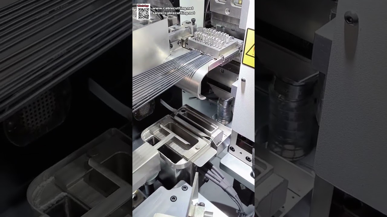 Machine de sertissage et d'insertion de bornes multifils pour traitement simultané - Courts
