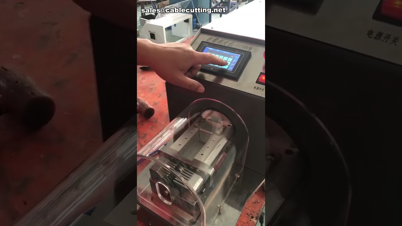 Dénudeur de câble pneumatique à lame rotative – Machine à dénuder électropneumatique performante