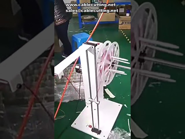 Dévidoir automatique de fil – Machine de gainage, coupe et dévidage pour câbles électroniques
