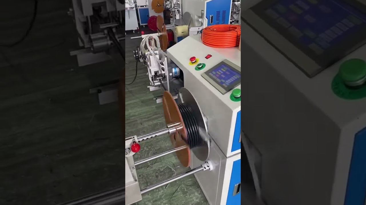 Machine de bobinage et coupe précise 163 : solution pour câbles réseau et plus