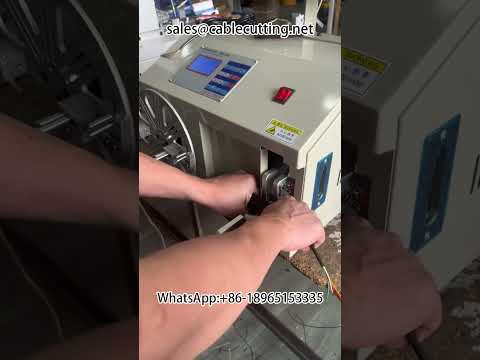 Machine d'enroulement et de ligature de fil | Solution d'automatisation pour le traitement des câbles