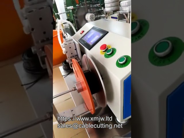 Machine semi-automatique d'enroulement et de liage de fils – Bobineuse pour câbles et rouleaux