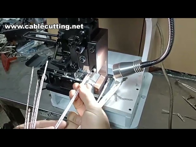 Machine de sertissage de connecteurs et câbles | Sertisseuse automatique de terminaux pour fils cuivre électriques