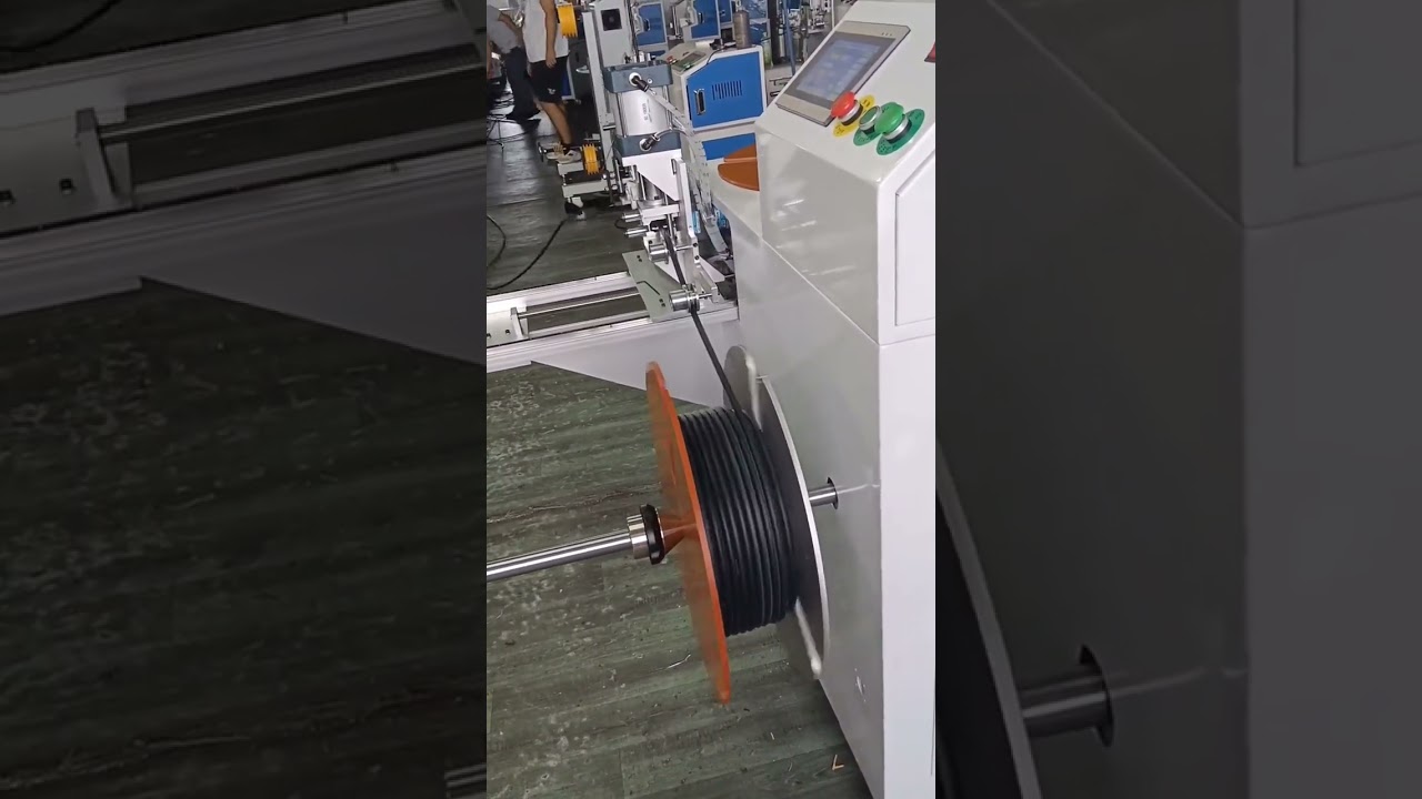 Machine automatique de comptage, tri, coupe et bobinage de tubes lourds (50kg+, Ø1-25mm) | #machine