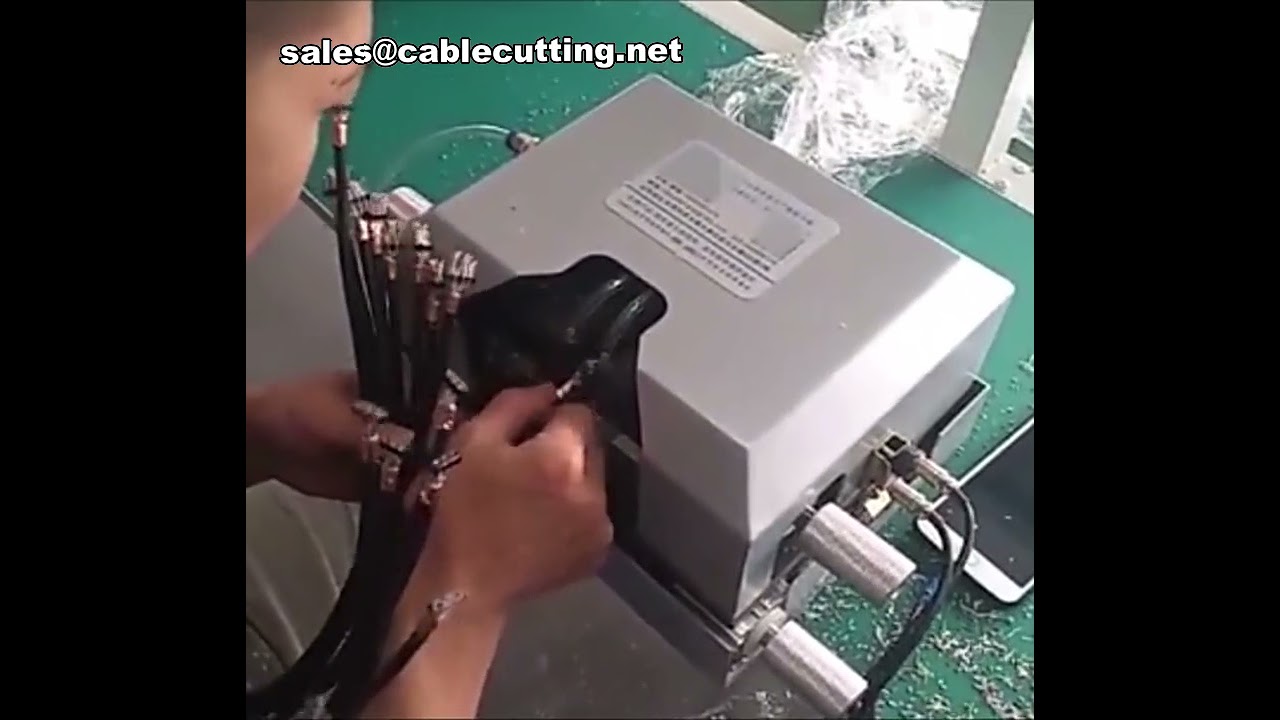 Dénudeuse automatique pour câbles multiconducteurs et parallèles - Idéale pour câbles VGA/DVI