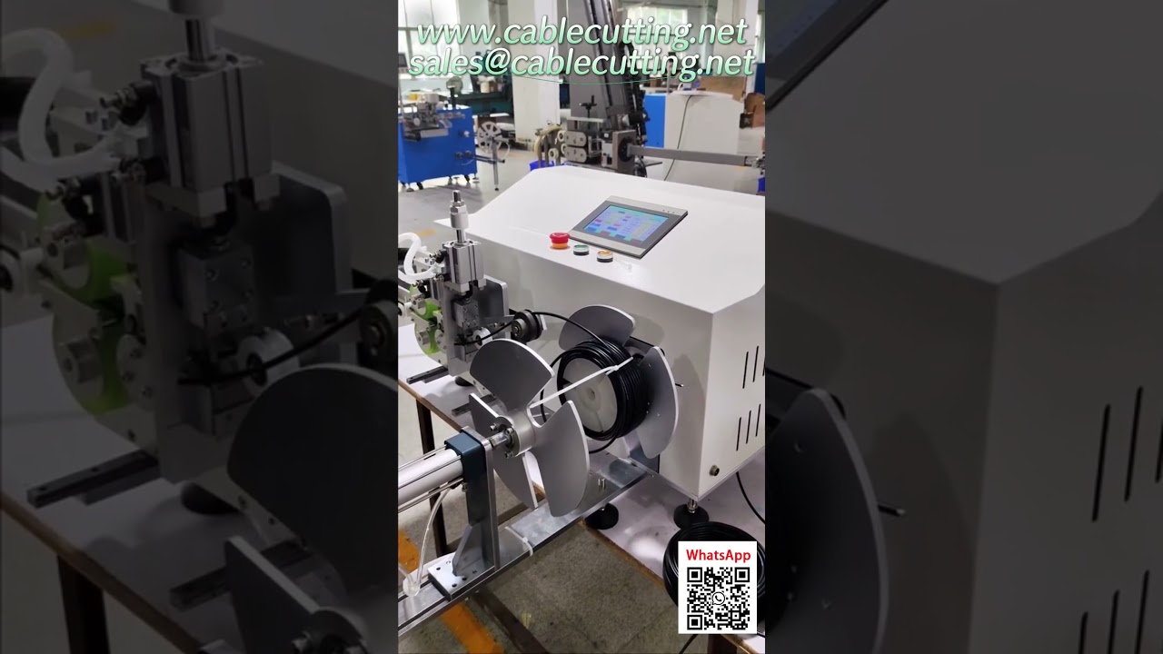 Machine à enrouler les câbles HDMI facile à utiliser - Compteur, coupe et déplacement automatiques