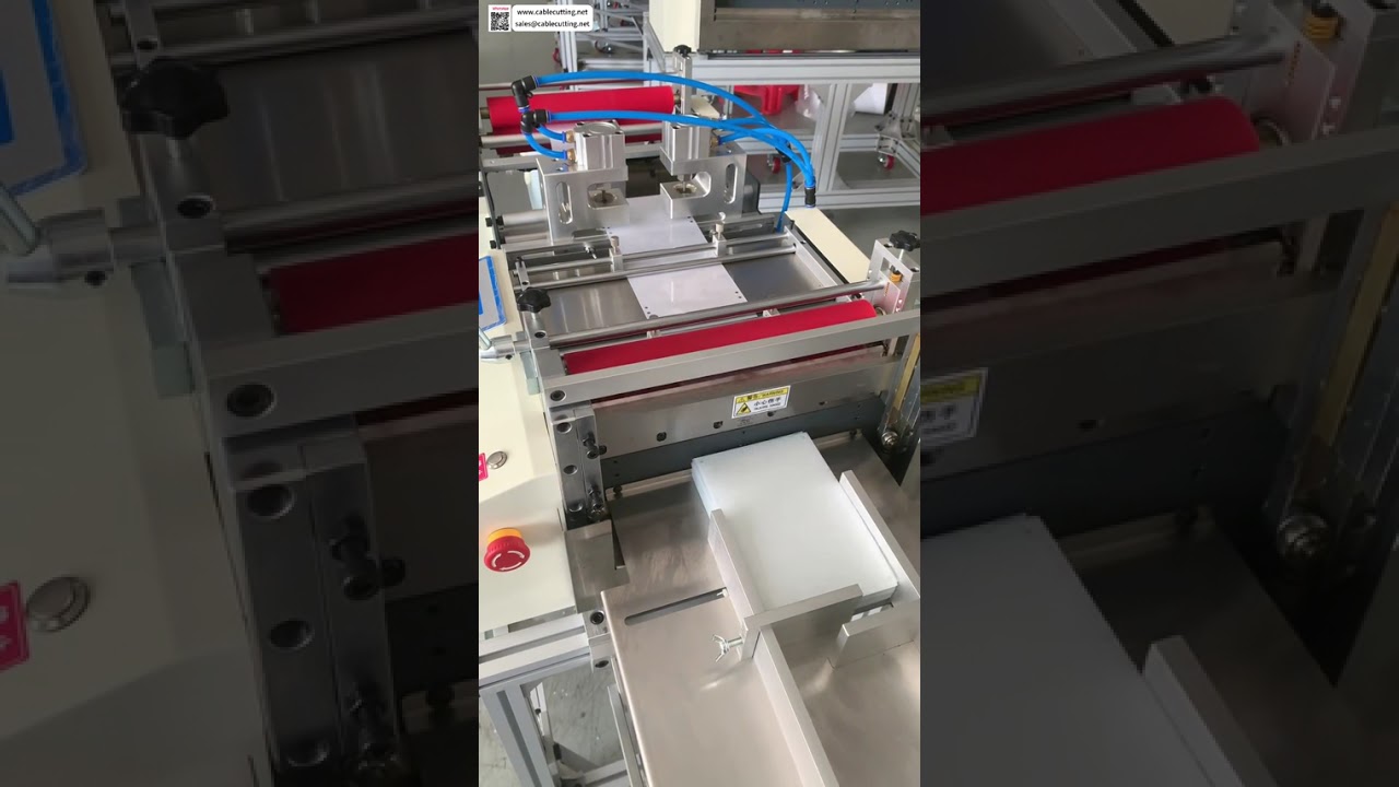 Machine de découpe et poinçonnage automatique de film PET à position réglable et contrôle par microprocesseur
