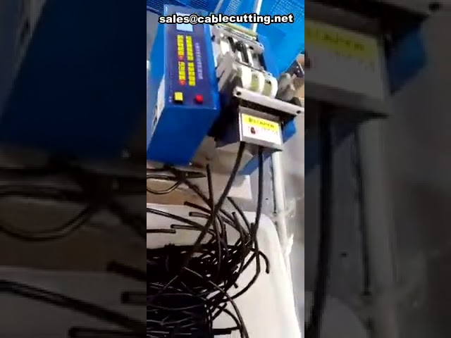 Machine de découpe automatique de manchons PVC | Découpeuse industrielle performante